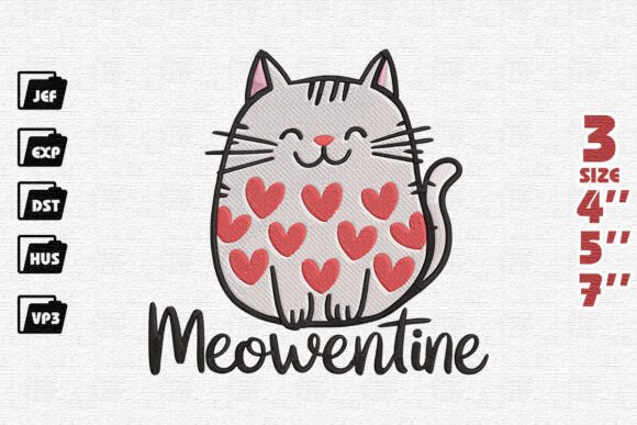 Cute Cat Valentine Embroidery: A Designer’s Practical Review