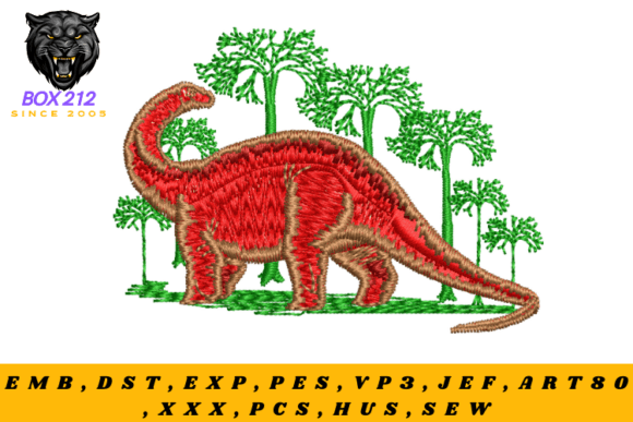 Dinosaur Battle Embroidery Design Review