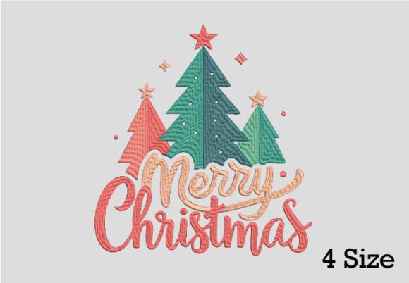 Evaluating the Merry Christmas Tree Embroidery Design