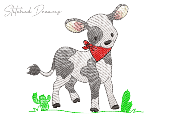 Review: Cute Cow Digital Embroidery Design