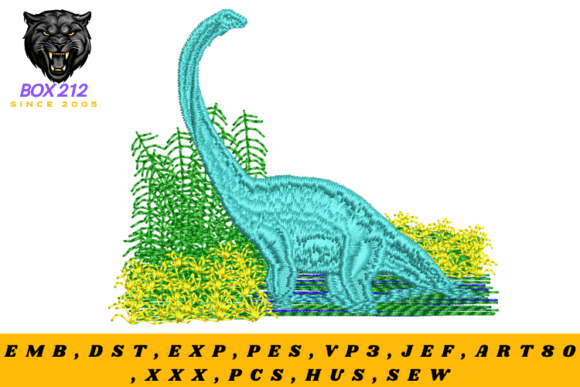 Review: Dinosaur Digital Embroidery Design for Holiday Gifts