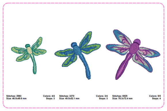 Review: Dragonfly Embroidery Designs for Branding
