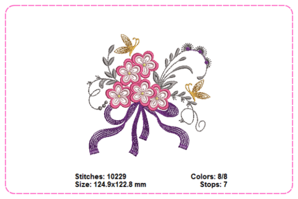 Review: Floral Butterfly Embroidery Designs for Handmade Gifts
