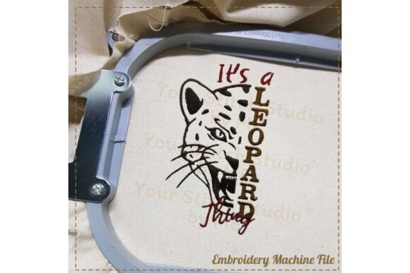 Review: Leopard Embroidery Design Mascot School