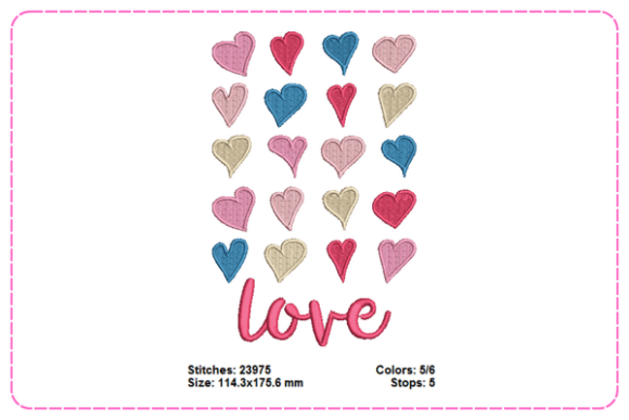 Review: Love Mini Embroidery Design for Craft Fairs