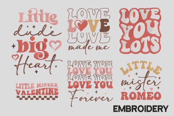 Reviewing 6 Designs Valentine Embroidery for Holiday Sales