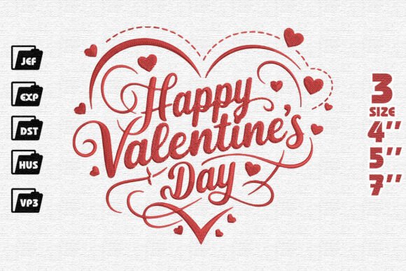 Reviewing Happy Valentine s Day Embroidery for Boutique Apparel