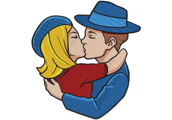 Reviewing Kissing Couple Digitizing for Boutique Apparel