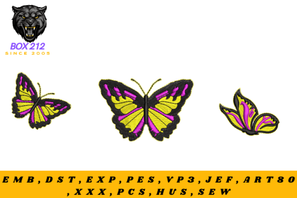 Reviewing the Butterflies Digital Embroidery Design
