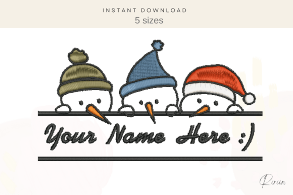 Reviewing the Christmas Name Embroidery Design