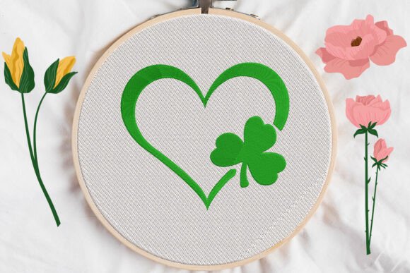 Reviewing the Patrick s Day Heart Embroidery Design