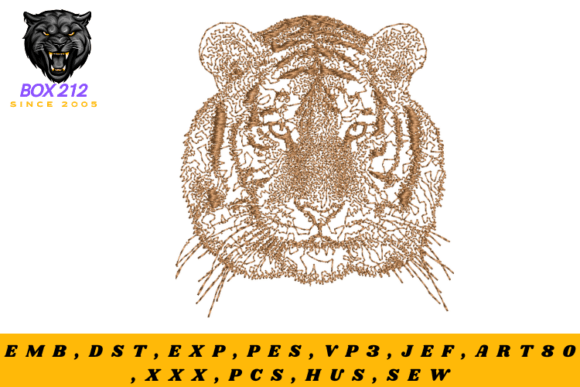 Tiger Face Embroidery Design Review